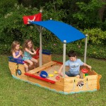Corabia Piratilor  Sandboat cu lada de nisip - Loc de joaca copii pentru gradina Kidkraft